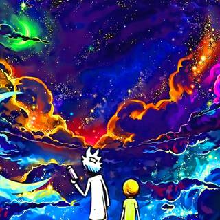 iPhone Rick and Morty wallpaper