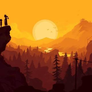 iPhone Rick and Morty wallpaper