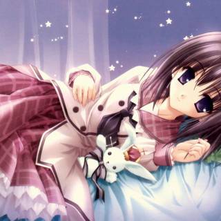 Anime girl computer wallpaper