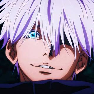 Gojo manga desktop wallpaper