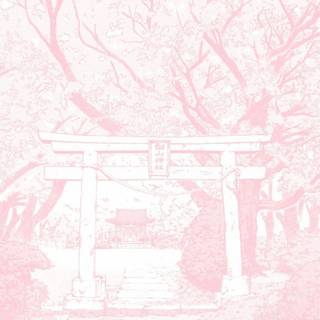 Anime aesthetic trees wallpaper