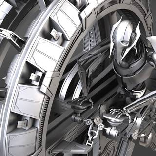 General Grievous Wheel Bike wallpaper