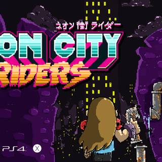Neon City Riders: Super-powered Edition wallpaper