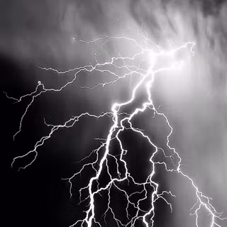 White lightning wallpaper