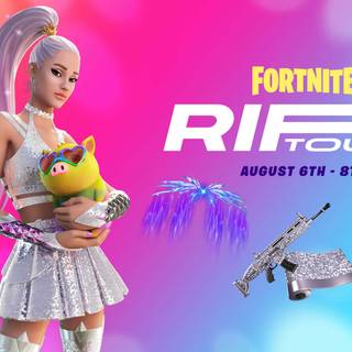Ariana Grande Fortnite wallpaper