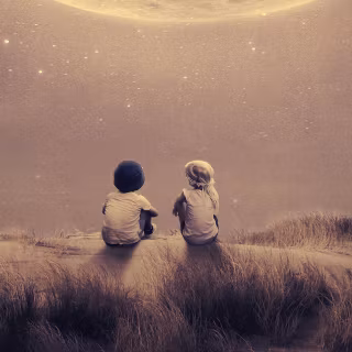 Brother sister love wallpaper