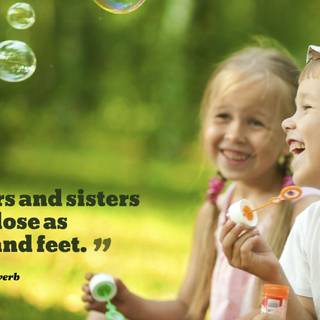 Brother sister love wallpaper