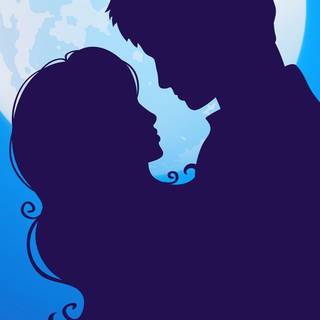 Romantic lovers wallpaper