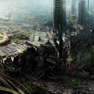 Future buildings wallpaper