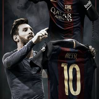 Messi commemoration wallpaper
