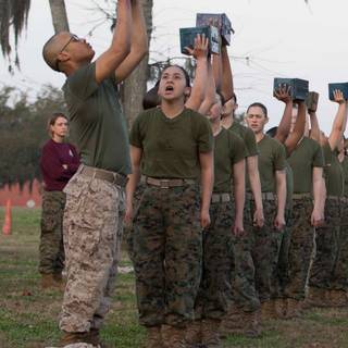 Marine recruits wallpaper