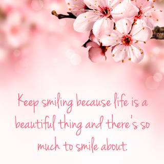 Keep smiling wallpaper