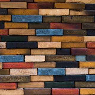 Colorful blocks wallpaper
