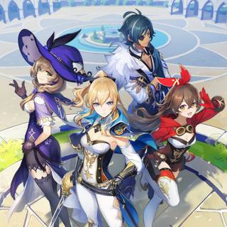 Aether and Jean wallpaper