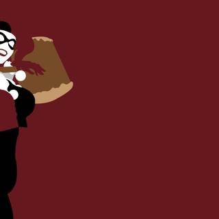 Harley Quinn computer red wallpaper