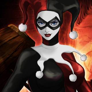 Harley Quinn computer red wallpaper