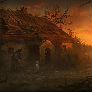Witch house wallpaper