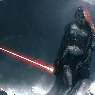 Female Jedi desktop wallpaper