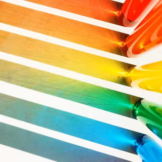 Rainbow lights wallpaper