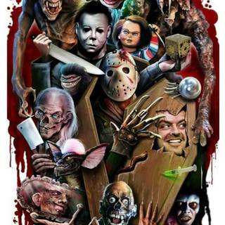 Horror movie characters wallpaper