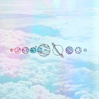 Aesthetic colorful phone wallpaper