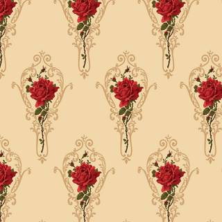 Flower print wallpaper