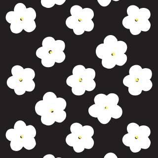 Black and white pattern wallpaper