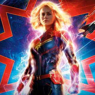 Captain Marvel movie desktop wallpaper