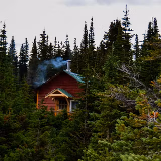 Cabin phone wallpaper