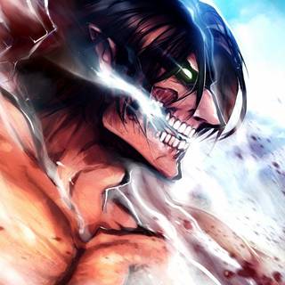 Eren Titan form wallpaper