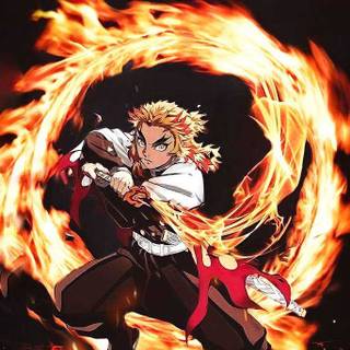 Rengoku phone wallpaper