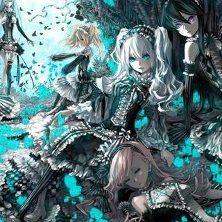 Gothic girls anime wallpaper