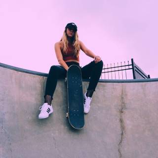 Girl skateboard wallpaper