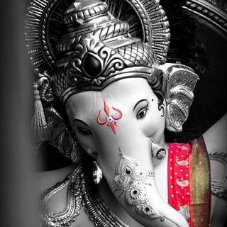 Ganesh black wallpaper