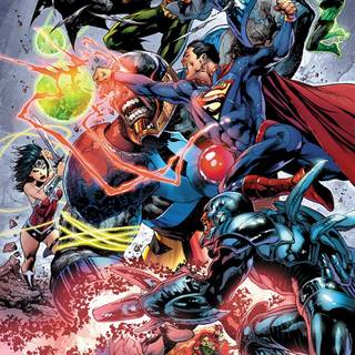 Justice League vs Darkseid wallpaper