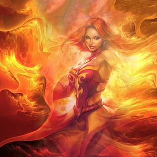 Lina Dota 2 wallpaper