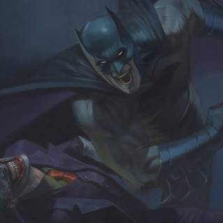 Batman vs Joker desktop wallpaper