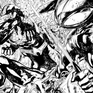 Aquaman vs Black Manta desktop wallpaper