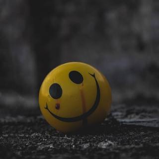 Fake smile Emoji wallpaper