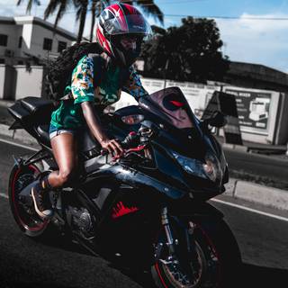 Rider women wallpaper