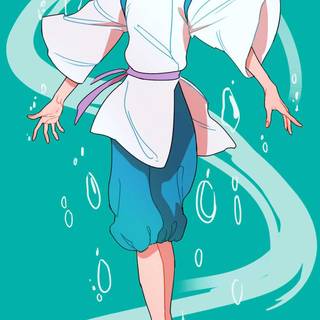 Haku and Chihiro wallpaper