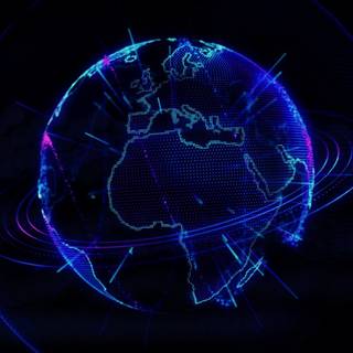 Cyber world wallpaper