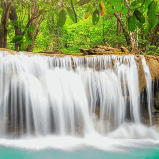 Simple waterfall mobile wallpaper