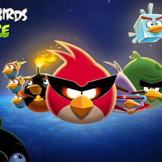 Angry Birds Space wallpaper