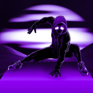 Marvel aesthetic purple wallpaper