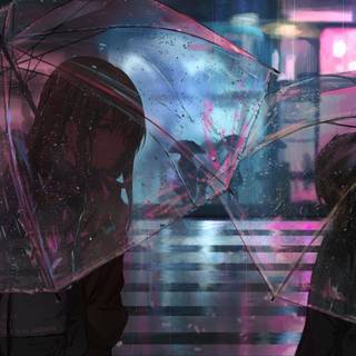 Depressed anime computer wallpaper