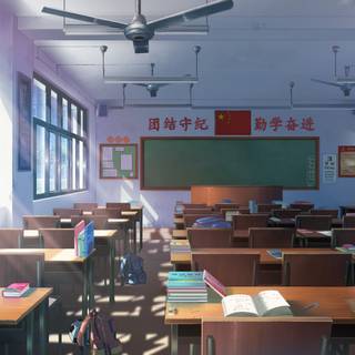 School room wallpaper