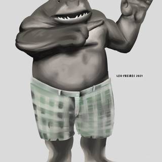 King Shark Suicide Squad wallpaper