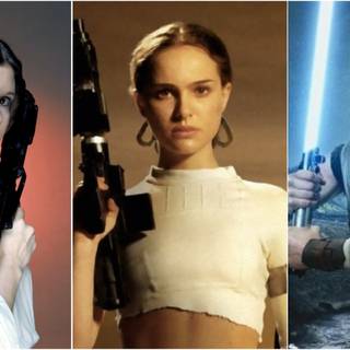 Star Wars female characters wallpaper