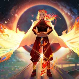 Akaza desktop wallpaper